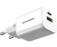 Silver Monkey Ładowarka sieciowa 30W USB-C PD + USB-A QC - 698300 - zdjęcie 2